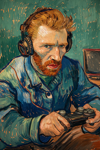 Reimagination of Van Gogh Self-Portrait