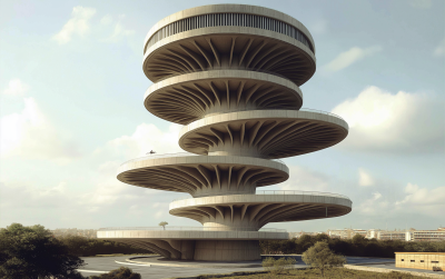 Towering Spiral Structure