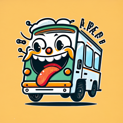 Modern Food Truck Mascot