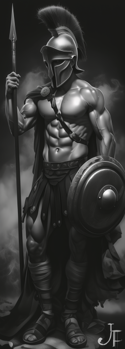 Roman Gladiator in Chicano Style