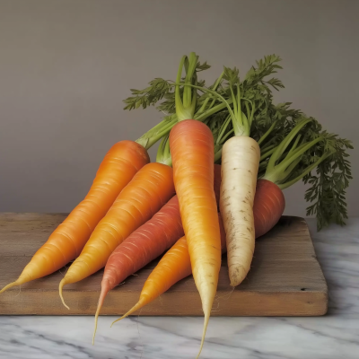 Fresh Carrots in the Kitchen