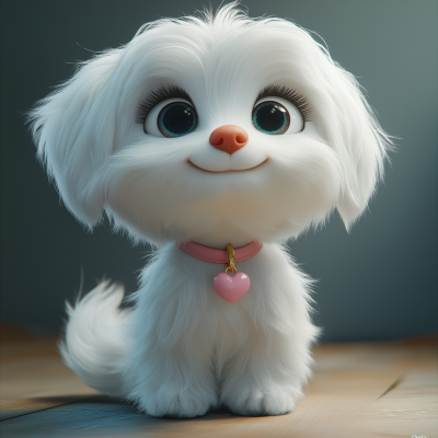 Cute and Bright Pixar Style