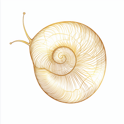 Golden Snail Shell Infographic