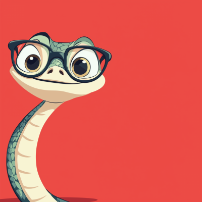 Cute Cartoon Snake