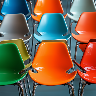 Colorful Chair Arrangement