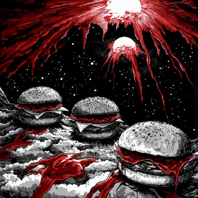 Metal Festival Burger Sale Banner