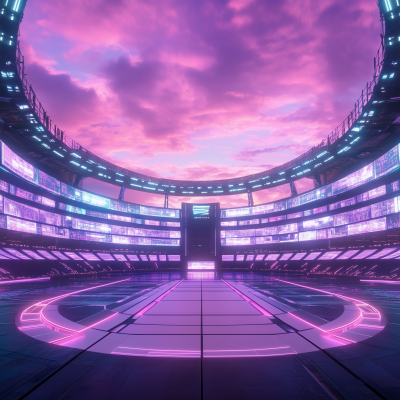 Futuristic Gladiator Arena