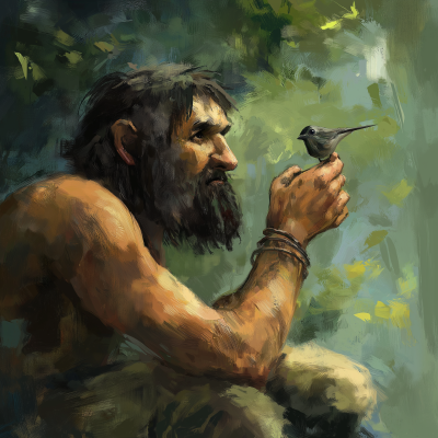 Caveman Birdwatching