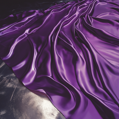 Vibrant Purple Silk