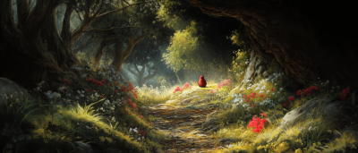 Nature Scene in Ghibli Style