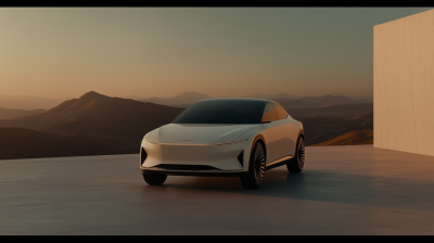 Electric Concept Car Advertisement