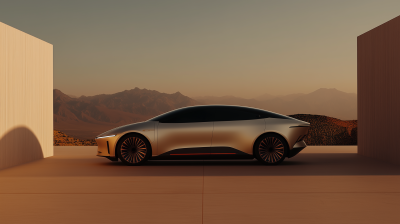 Futuristic Electric Concept Car