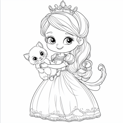 Princess and Kitten