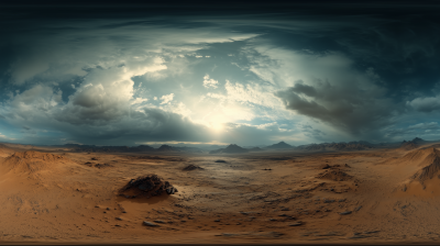 Red Planet Desert Landscape