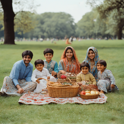 Family Picnic in the Park