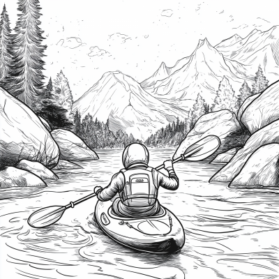 Astronaut Kayaking Adventure