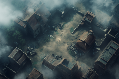 Ghost Town Battlemap