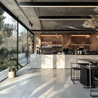 Stylish Coffee Shop in Los Angeles