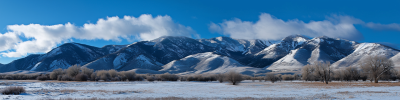 Snowy Mountain Landscape