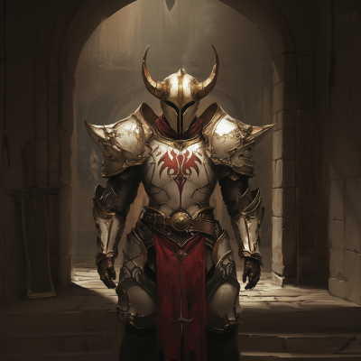 Saint Devil Armor Display