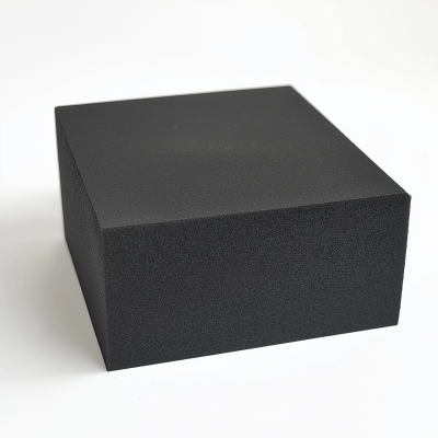 Black Polystyrene Block