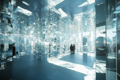 Futuristic Art Gallery