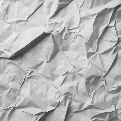 Crumpled Grey Paper Background