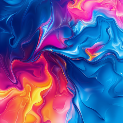 Colorful Liquid Marble Texture