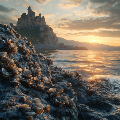 Corals and Sunset