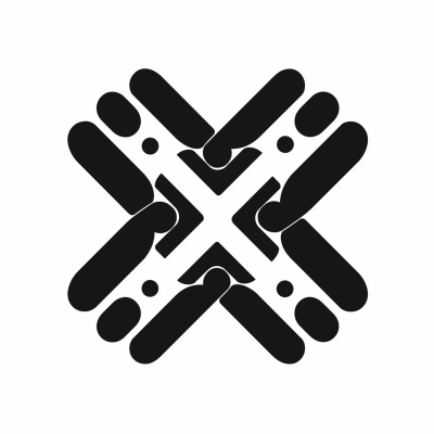Bauhaus Style Infinity Loop Logo
