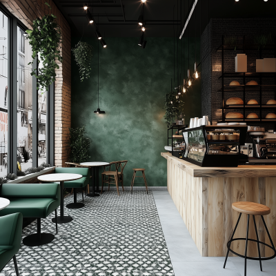 Elegant Minimalist Coffee Shop