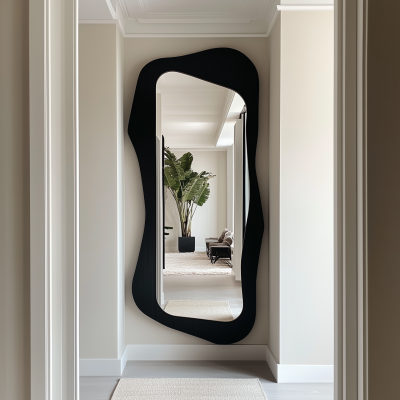 Modern Minimalist Hallway Mirror