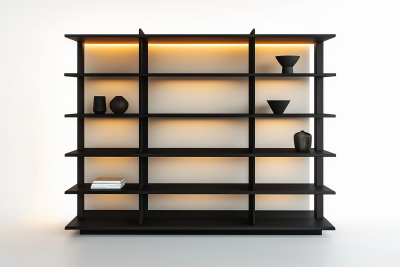 Coastal Minimalist Shelving