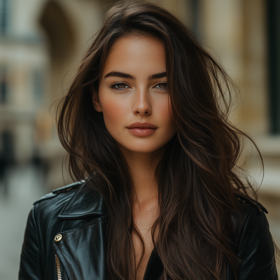 Portrait of a Slavic Model in Paris