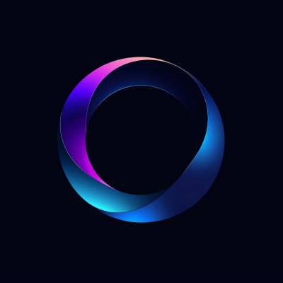Futuristic Holographic Logo