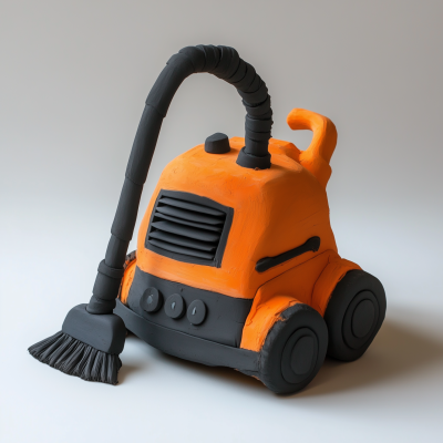 Clay Vacuum Cleaner Art