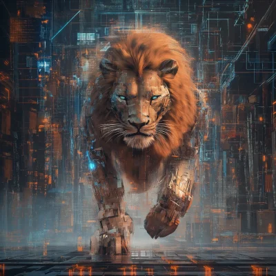 Futuristic Lion