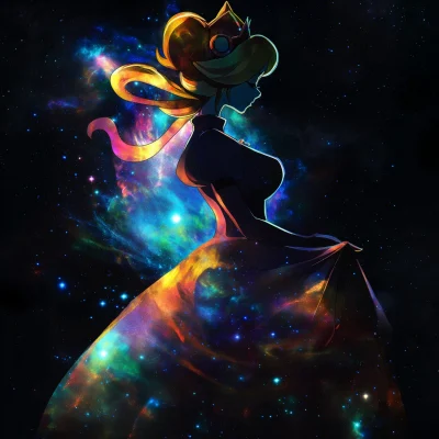 Princess Rosalina in a Galaxy