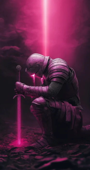 Knight in Pink Armor