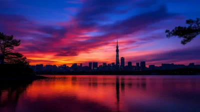 Sunset Over Han River