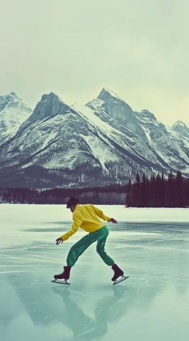 Vintage Ice Skater