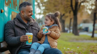 Father and Daughter at the Park