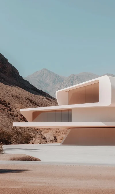 Futuristic Desert Home