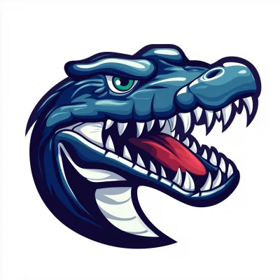 Crocodile Ice Hockey Team Logo