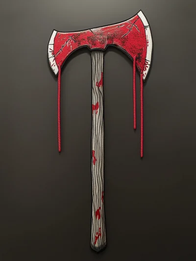 Embroidered Double Sided Pickaxe