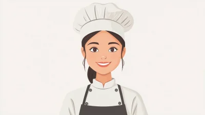 Cheerful Chef Illustration