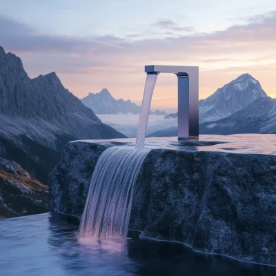 Surreal Tall Faucet