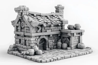 Fantasy Dwarven Merchant Guild