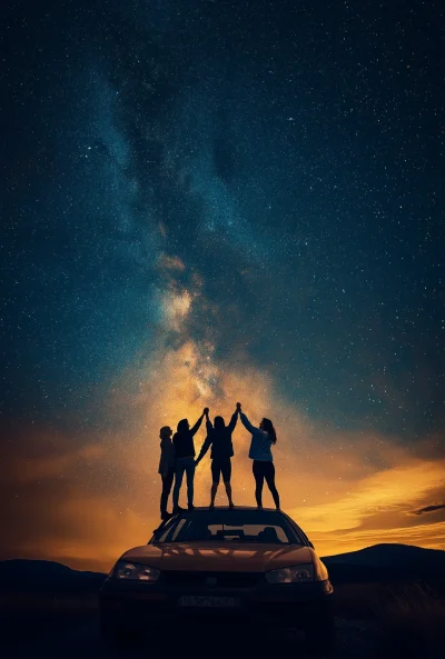 Friends Under the Stars