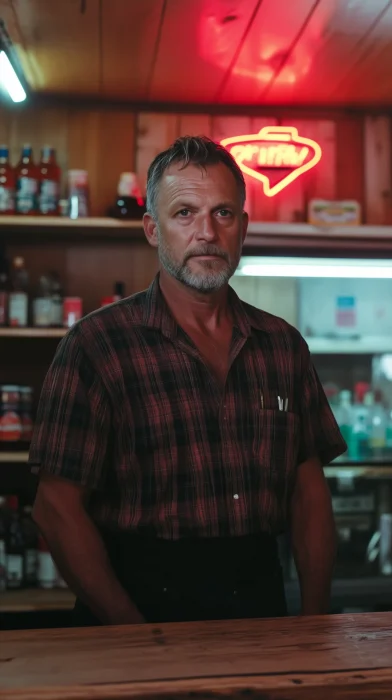 Rugged Texas Gas Station Cashier